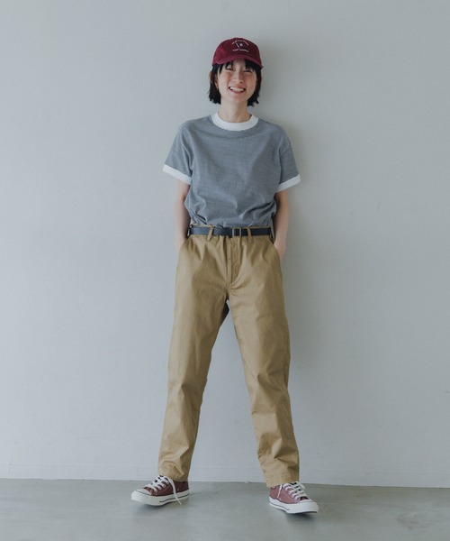 D.M.G.（ドミンゴ）の「[D.M.G / ディーエムジー] チノストレッチ オールデイイージートラウザー（チノパンツ・レディース・ベージュ/アイボリー/マスタード/ブラック/ダークブルー・L/M/S/SS）」の13枚目の写真