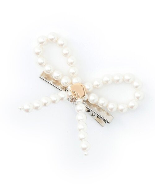 パールボウヘアクリップ（その他ヘアアクセサリー）｜kate spade new