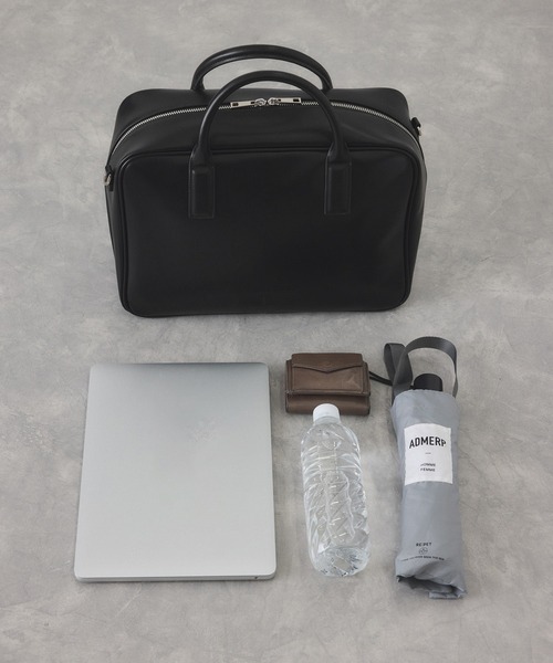 ADAM ET ROPE'（アダムエロペ）の「【サステナブル】ロゴボストンビッグバッグ（ボストンバッグ・レディース・ブラウン/ブラック/シルバー・FREE）」の5枚目の写真