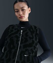 NIKE | ナイキ スポーツウェア ウィメンズ ハイパイル フリース ベスト / Nike Sportswear Women's High-Pile Fleece Vest HV2074-010 Black(ベスト)