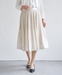 IKKA LOUNGE（イッカラウンジ）の「サテンプリーツスカート（スカート）」