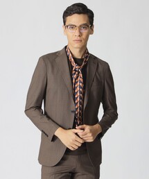 Paul Stuart（ポールスチュアート）の「【Nikkei magazine掲載】【STUART'S　TRAVELER】シャリックヘアラインジャケット（テーラードジャケット）」