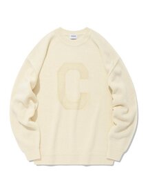 COVERNAT | ブクルCロゴニットアイボリー(ニット/セーター)