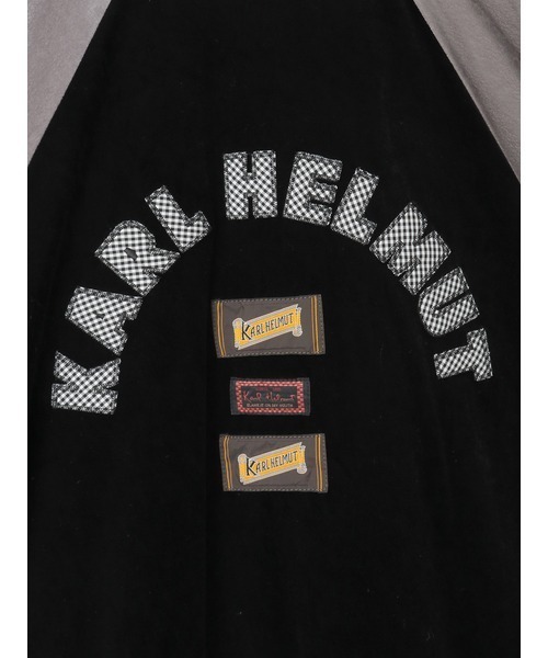 KARL HELMUT(カールヘルム)の「ハートワッペン使いベロアブルゾン(ブルゾン・メンズ・グリーン/チョコ/ブラック/レッド・LARGE/MEDIUM)」の14枚目の写真