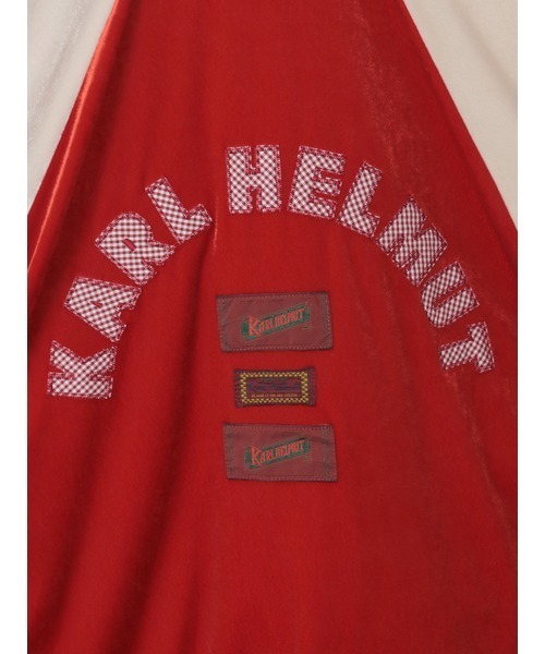 KARL HELMUT(カールヘルム)の「ハートワッペン使いベロアブルゾン(ブルゾン・メンズ・グリーン/チョコ/ブラック/レッド・LARGE/MEDIUM)」の17枚目の写真