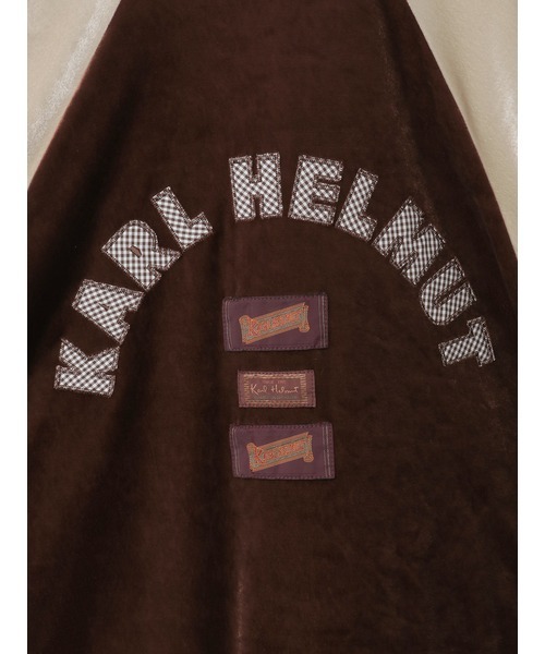 KARL HELMUT(カールヘルム)の「ハートワッペン使いベロアブルゾン(ブルゾン・メンズ・グリーン/チョコ/ブラック/レッド・LARGE/MEDIUM)」の20枚目の写真