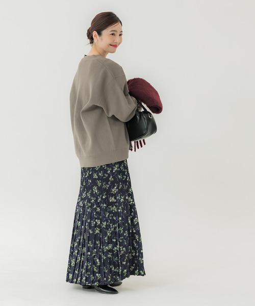 coca(coca)(コカ)の「ポリウーリー畦編みカーディガン(カーディガン/ボレロ・メンズ・ブラック/グレイッシュベージュ・L/M/XL)」の13枚目の写真