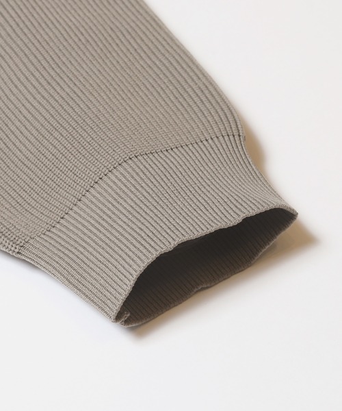 coca(coca)(コカ)の「ポリウーリー畦編みカーディガン(カーディガン/ボレロ・メンズ・ブラック/グレイッシュベージュ・L/M/XL)」の16枚目の写真