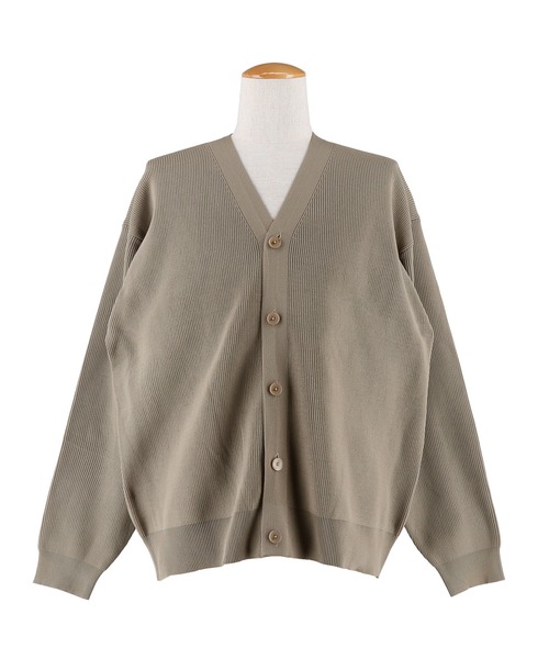 coca(coca)(コカ)の「ポリウーリー畦編みカーディガン(カーディガン/ボレロ・メンズ・ブラック/グレイッシュベージュ・L/M/XL)」の20枚目の写真