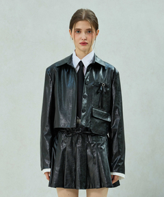 UNISEX》Sheep Leather Prime-Over Ulster Coat/シープレザープライム