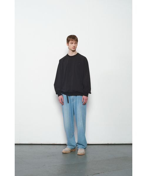 HORLISUN(ホーリーサン)の「Corrigin Belted Wide Denim Pants Light Blue(デニムパンツ・レディース・その他・LARGE)」の7枚目の写真