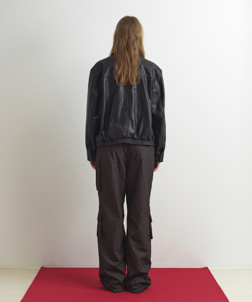 AOPT(アオプト)の「LEATHER BLOUSON JACKET - BLACK(ライダースジャケット・レディース・その他・SMALL/MEDIUM)」の4枚目の写真