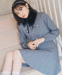 WILLSELECTION（ウィルセレクション）の「【11/21(fri)10時発売】ファーティペット付きニットSETUP（セットアップ・レディース）」