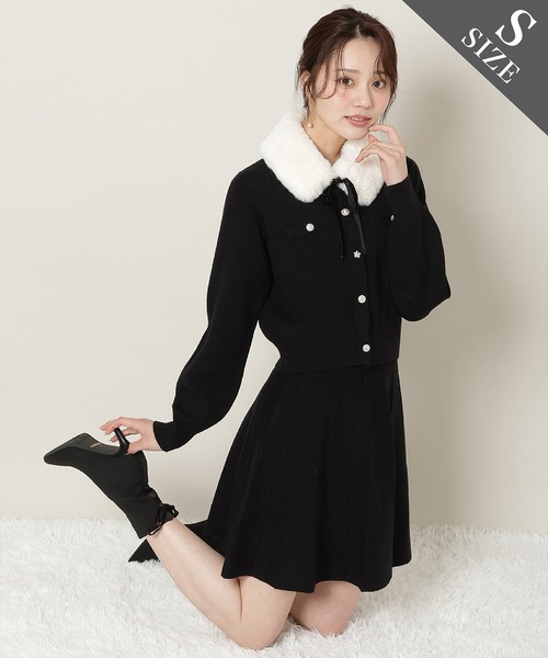 WILLSELECTION（ウィルセレクション）の「【なくなり次第終了】ファーティペット付きニットSETUP（セットアップ・レディース・オフホワイト/ボルドー/ブラック/グレー・SMALL/MEDIUM）」の19枚目の写真