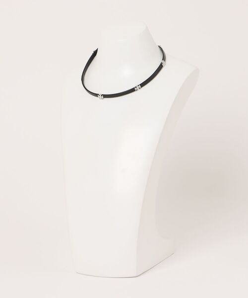 MASHIRO（マシロ）の「【MASHIRO】クロスモチーフブラックチョーカー(MA/EK471)（チョーカー・レディース・ブラック・FREE）」の5枚目の写真