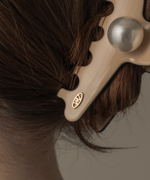muku(ムク)の「HAIRCLIP/ONE PEARL(バレッタ/ヘアクリップ・レディース・ピンクベージュ/ブラック・FREE)」の14枚目の写真