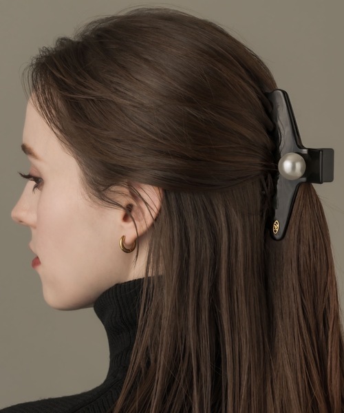 muku(ムク)の「HAIRCLIP/ONE PEARL(バレッタ/ヘアクリップ・レディース・ピンクベージュ/ブラック・FREE)」の18枚目の写真