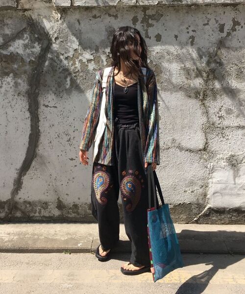 A NOTHING(アナッシング)の「PIN. BOHEMIAN HERITAGE CARDIGAN (Khaki)(カーディガン/ボレロ・レディース・その他・LARGE/MEDIUM)」の10枚目の写真