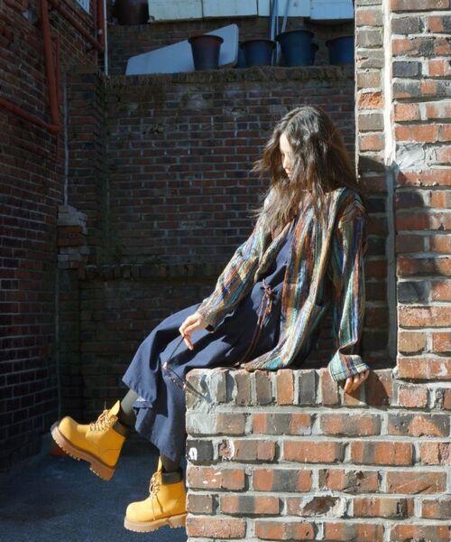 A NOTHING(アナッシング)の「PIN. BOHEMIAN HERITAGE CARDIGAN (Khaki)(カーディガン/ボレロ・レディース・その他・LARGE/MEDIUM)」の11枚目の写真