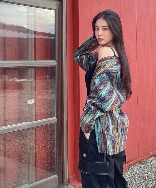 A NOTHING(アナッシング)の「PIN. BOHEMIAN HERITAGE CARDIGAN (Khaki)(カーディガン/ボレロ・レディース・その他・LARGE/MEDIUM)」の3枚目の写真