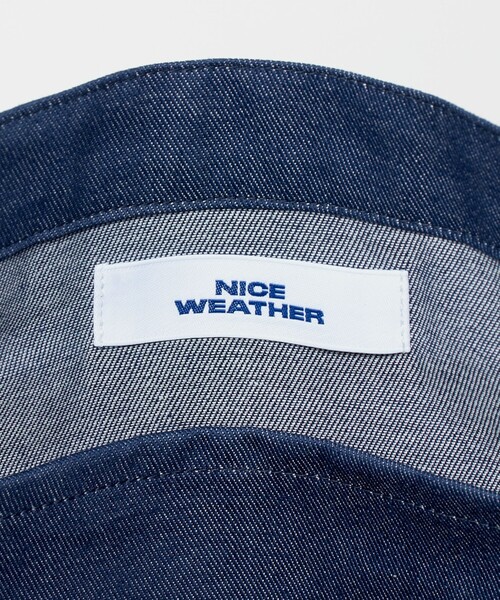 NICE WEATHER(ナイスウェザー)の「<NICE WEATHER>デニム シグネチャーロゴ トートバッグ(トートバッグ・メンズ・その他1・FREE)」の9枚目の写真