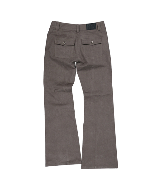 SETUP-EXE(セットアップイーエックスイー)の「LINE BOOTCUT PANTS / MOCHA(その他パンツ・レディース・その他・SMALL/MEDIUM)」の3枚目の写真