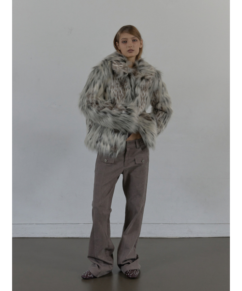 SETUP-EXE(セットアップイーエックスイー)の「LINE BOOTCUT PANTS / MOCHA(その他パンツ・レディース・その他・SMALL/MEDIUM)」の10枚目の写真