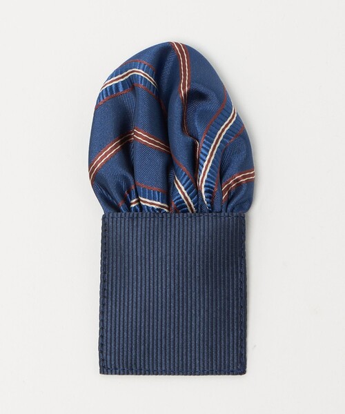 ネクタイ チーフ セット（ストライプ） / キッズ 手洗い可能（ネクタイ