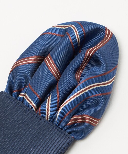 ネクタイ チーフ セット（ストライプ） / キッズ 手洗い可能（ネクタイ
