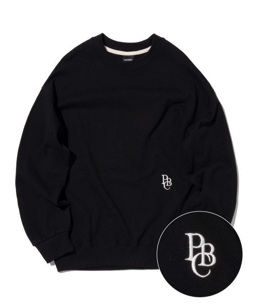 PAPERBOY(ペーパーボーイ)の「Paperboy Club Sweatshirt - Black(スウェット・メンズ・ブラック・SMALL)」の1枚目の写真