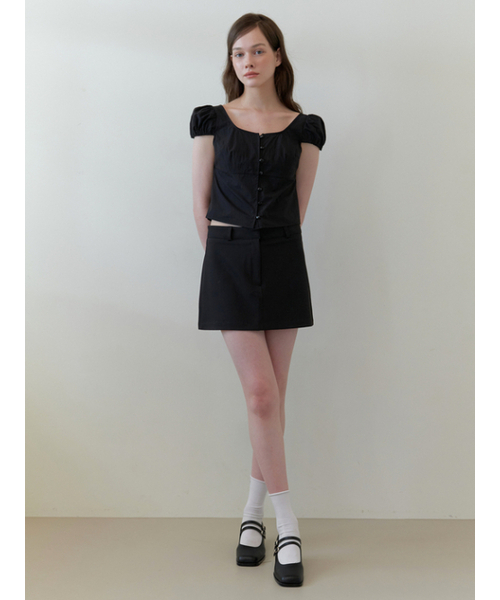 KINDABABY(カインダベイビー)の「kinda basic mini skirt - black(スカート・レディース・その他・MEDIUM/SMALL)」の1枚目の写真