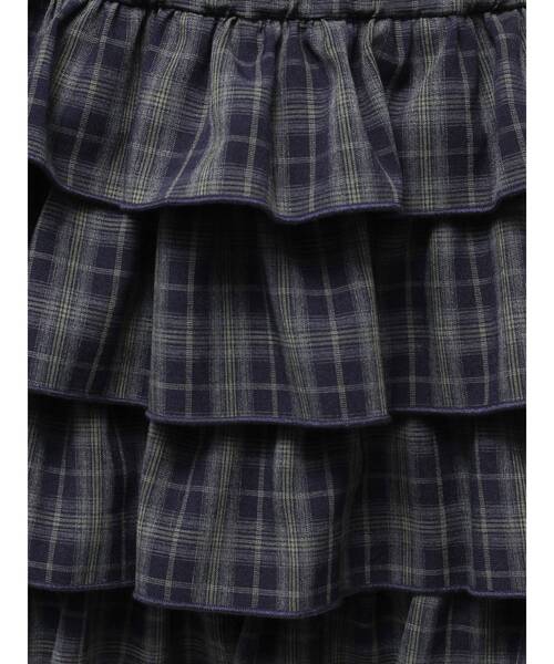 EVRIS（エヴリス）の「フリルチェックミニスカート（スカート・レディース・ネイビー/ブラック/レッド・FREE）」の11枚目の写真