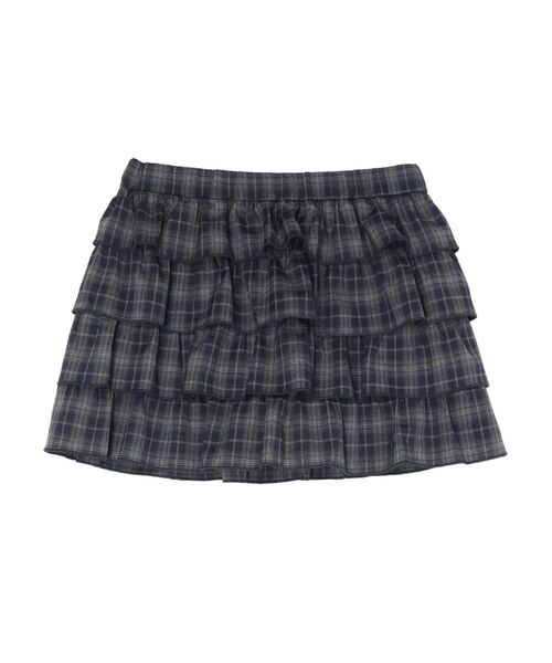 EVRIS（エヴリス）の「フリルチェックミニスカート（スカート・レディース・ネイビー/ブラック/レッド・FREE）」の14枚目の写真