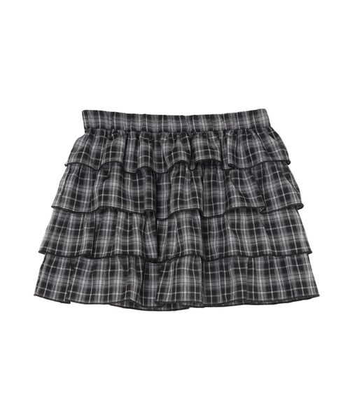 EVRIS（エヴリス）の「フリルチェックミニスカート（スカート・レディース・ネイビー/ブラック/レッド・FREE）」の15枚目の写真