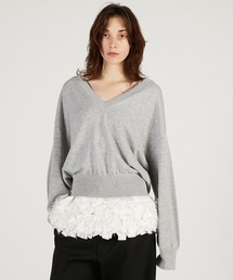 PRANK PROJECT | テープリボンキャミレイヤードニット / Tape Ribbon Camisole Layer Knit(ニット/セーター)