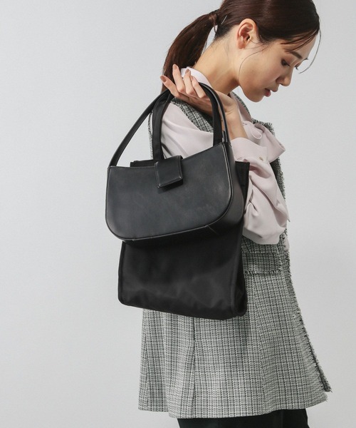 GLOBAL WORK（グローバルワーク）の「オケージョンセットBAG/612320（ハンドバッグ・レディース・ブラック・ONESIZE）」の2枚目の写真