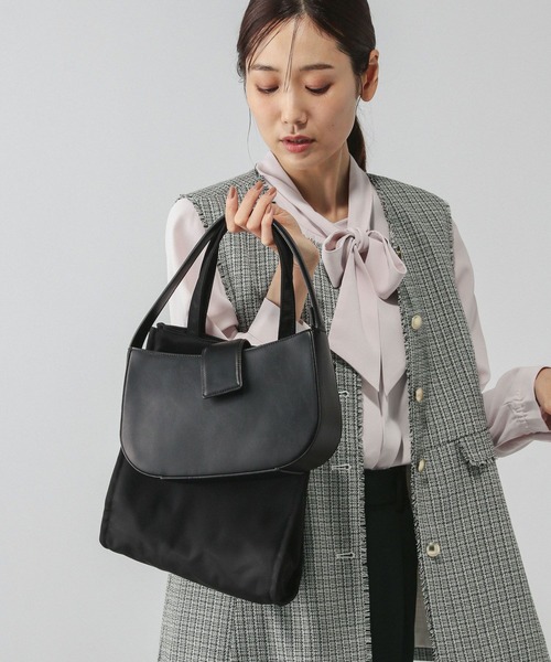 GLOBAL WORK（グローバルワーク）の「オケージョンセットBAG/612320（ハンドバッグ・レディース・ブラック・ONESIZE）」の3枚目の写真