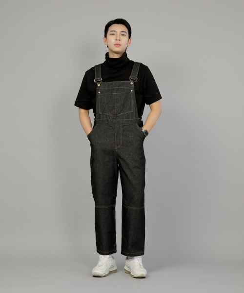 SAINTCREW(セントクルー)の「ワイドカッティングクロップオーバーオール WCC-610 ブラックデニム BRS(サロペット/オーバーオール・レディース・その他・MEDIUM/LARGE/X-LARGE)」の7枚目の写真