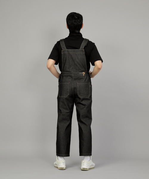 SAINTCREW(セントクルー)の「ワイドカッティングクロップオーバーオール WCC-610 ブラックデニム BRS(サロペット/オーバーオール・レディース・その他・MEDIUM/LARGE/X-LARGE)」の2枚目の写真