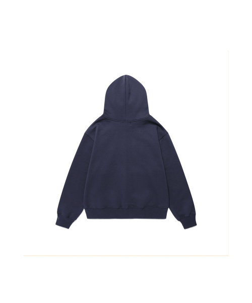 REORG(リオルグ)の「EOT NEEDLEWORK LOGO HOOD NAVY(パーカー・レディース・その他・MEDIUM/LARGE)」の6枚目の写真