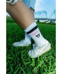 sanrio（サンリオ）の「サンリオキャラクターズ × ホームゲーム [HOMEGAME] - クロミ 靴下 ソックス [KUROMI LINE SOCKSS HG251712]（ソックス/靴下）」