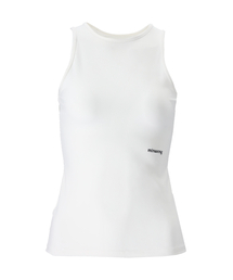CUT OUT SLEEVLESS - WHITE