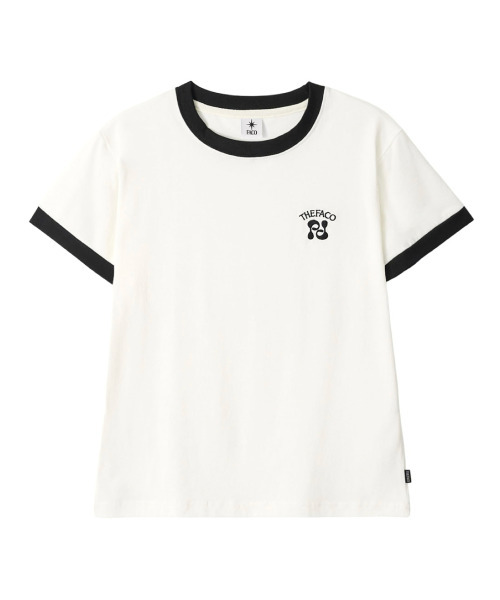 THE FACO(ファコ)の「CORE LOGO RINGER TEE IVORY(Tシャツ/カットソー・レディース・その他・FREE)」の1枚目の写真