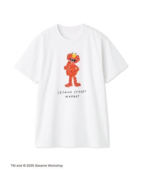 SESAME STREET(セサミストリート)の「【ヒラノトシユキ】フレンズ柄Tシャツ(Tシャツ/カットソー・レディース・レッド/オレンジ/ブルー・M/L)」の9枚目の写真