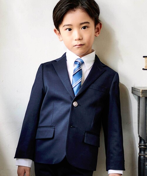 BeBe（ベベ）の「レジメンタルネクタイ（ネクタイ・キッズ・グレー系その他/ブルー系その他・FREE）」の3枚目の写真