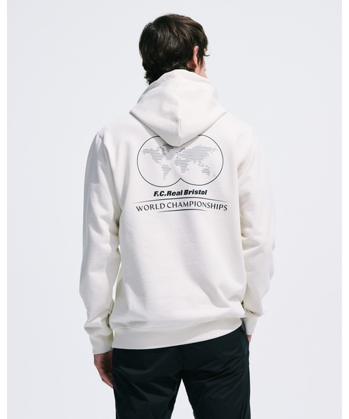 F.C.Real Bristol(エフシーレアルブリストル)の「CHAMPIONSHIP SWEAT HOODIE(パーカー・メンズ・オフホワイト/ネイビー/ブラック・XX-LARGE/X-LARGE/LARGE/MEDIUM/SMALL)」の5枚目の写真