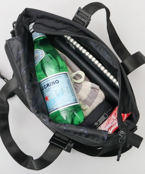 NAUTICA(ノーティカ)の「5ポケット 多収納 ミリタリー 2WAY ハンドミニトートバッグ ショルダーバッグ A5収納対応(トートバッグ・メンズ・ブラック・FREE)」の8枚目の写真
