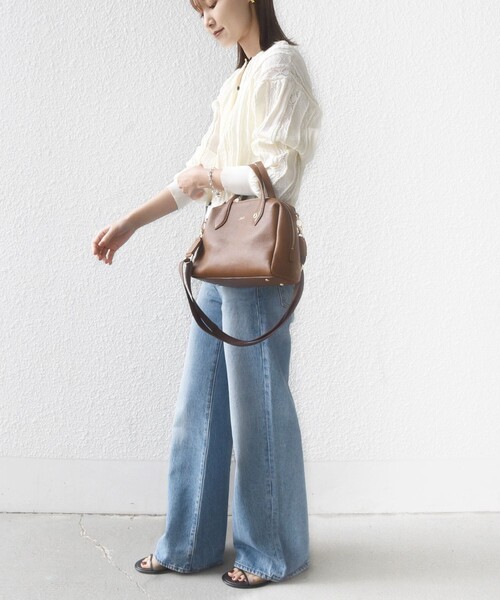 SHIPS（シップス）の「【WEB限定】〈手洗い可能〉レース 編み 2WAY カーディガン（カーディガン/ボレロ・レディース・グリーン/オフホワイト/チャコールグレー・ONE SIZE）」の17枚目の写真