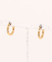 KISHOKACHI 希少価値 シンプルフープクリッカーピアス
