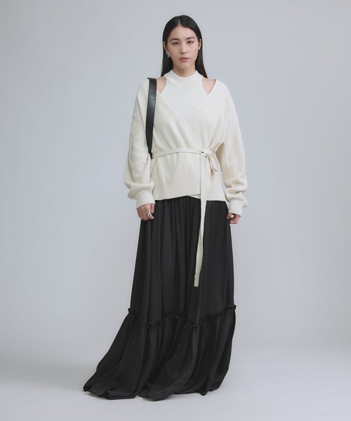 Chaos（カオス）の「Chaos(カオス)/ロウシルクホルタータートルネック（タンクトップ・レディース・アイボリー・FREE）」の2枚目の写真